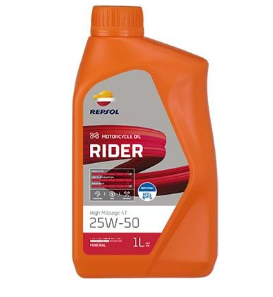 Repsol Moto RIDER HIGH MILEAGE 4T 25w60 1L