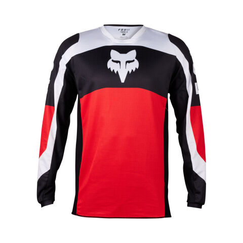 FOX 180 Nitro Jersey - Extd Sizes - M, Fluo RED MX24