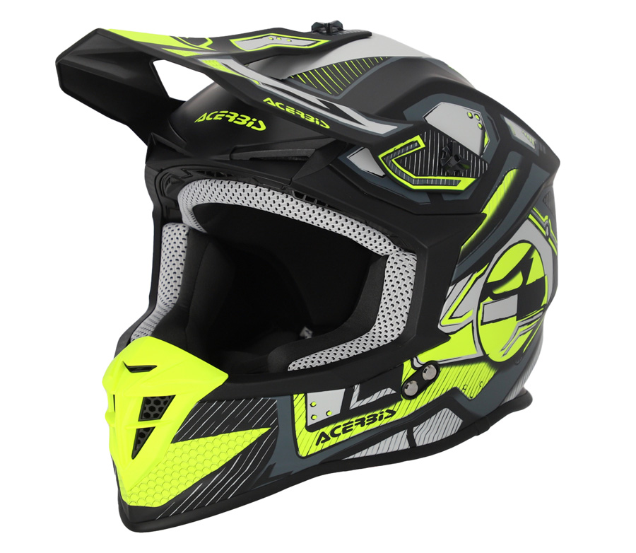 Prilba Acerbis Linear 22-06 black/fluo yellow