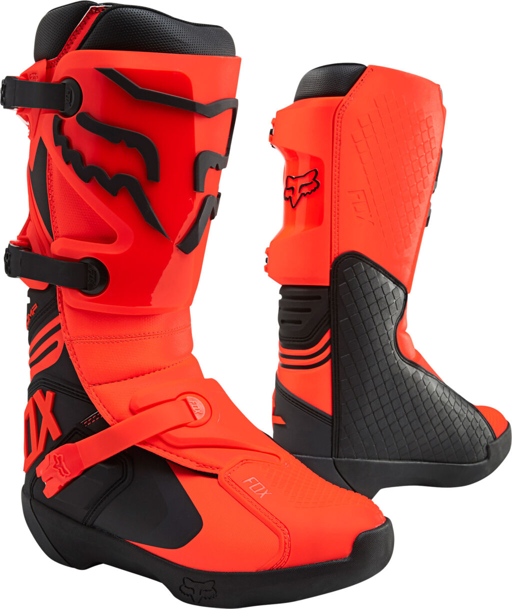 FOX Comp Boot - BLACK/YELLOW MX