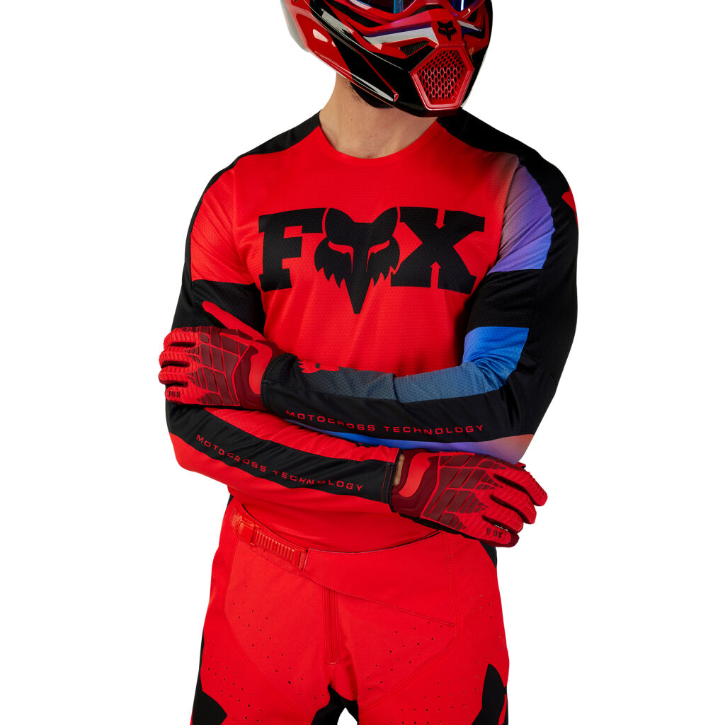 FOX 180 Nitro Jersey - Extd Sizes - M, Fluo RED MX24