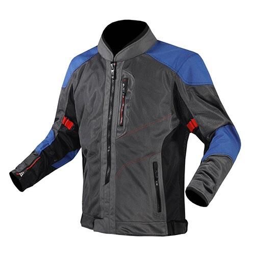 LS2 ALBA MAN JACKET DARK GREY BLACK BLUE