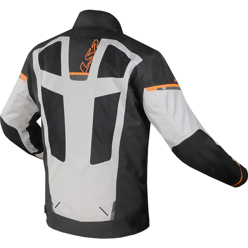 LS2 SCOUT MAN JACKET BLACK GRAY ORANGE