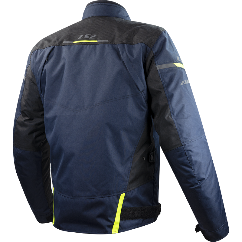 LS2 ENDURANCE MAN JACKET BLUE BLACK H-V YELLOW