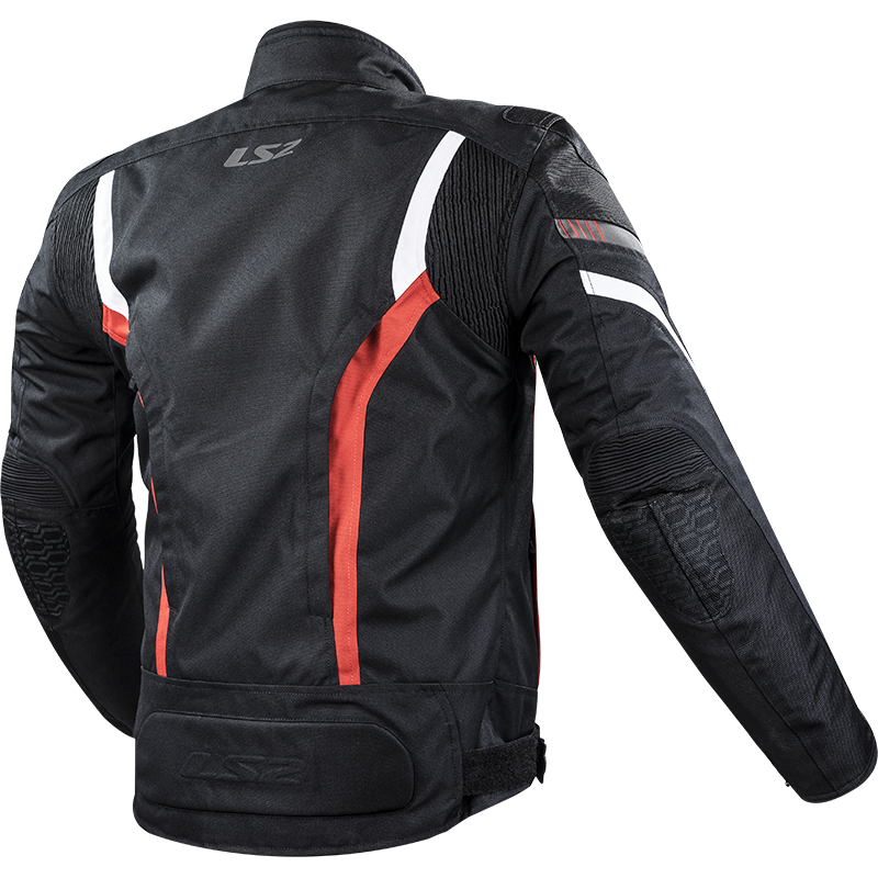 LS2 GATE MAN JACKET BLACK RED