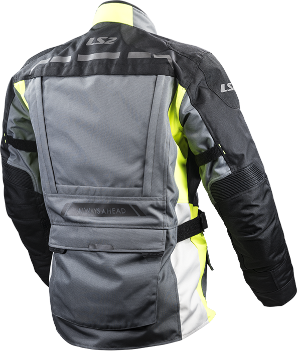 LS2 LANCE MAN JACKET GREY BLACK YELLOW