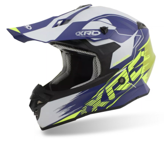 Prilba XRC MX CALEDON MATT- BLUE/WHITE/YELLOW