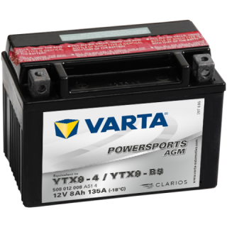 VARTA 12V/8AH MOTO LF (YTX9-4/YTX9-BS) LINHAI M150, 200