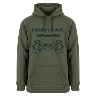 Finntrail Hoody ATV skull Khaki